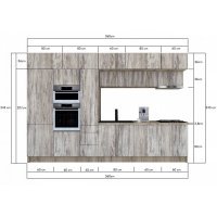 Bucatarie ZONE 360 FRONT PAL K002 / decor  K084